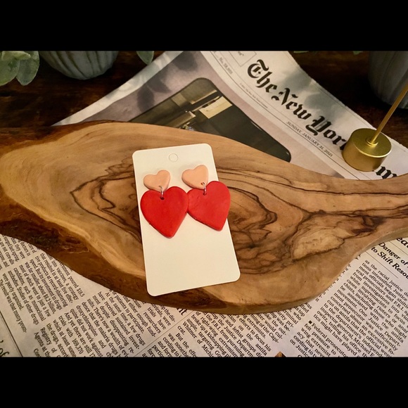 Handmade Clay Earrings | Valentine's Day Series - Picture 6 of 7